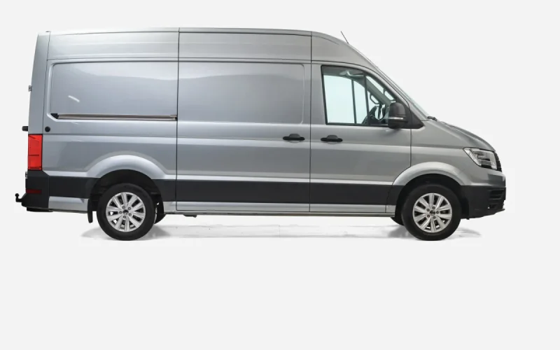 Volkswagen Crafter, widok z boku